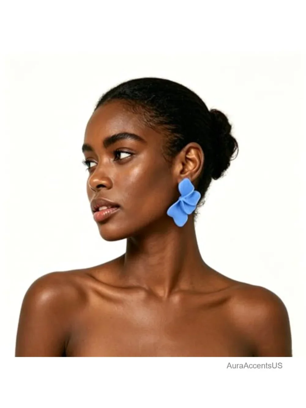 Boho Floral Drop Dangle Earrings for Women, Lightweight Acrylic Statement